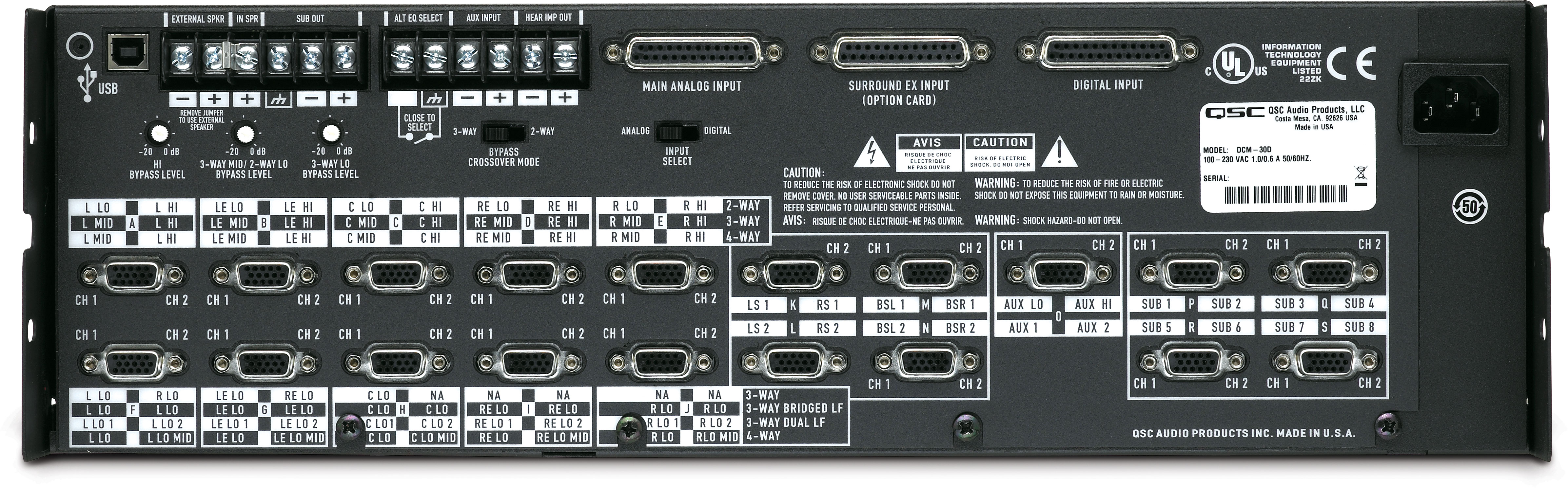 QSC DCM 30D